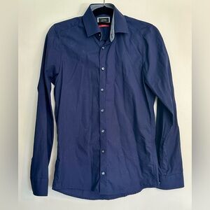 Hatico Slim Fit Dress Shirt Size Small 100% Cotton